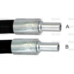 Przewód hydrauliczny  M12 Złączka prosta x M12 Złączka prosta x Długość 1000mm