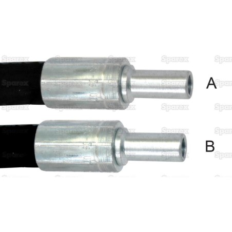 Przewód hydrauliczny  M12 Złączka prosta x M12 Złączka prosta x Długość 1000mm