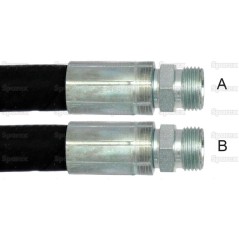 Przewód hydrauliczny  M14 x 1.5 Męski x M14 x 1.5 Męski x Długość 1200mm