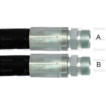 Przewód hydrauliczny  M14 x 1.5 Męski x M14 x 1.5 Męski x Długość 1200mm