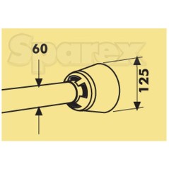 PTO Rura Ochronna - Economy, (Lz) Długość: 660mm, Wielkość: Small. 