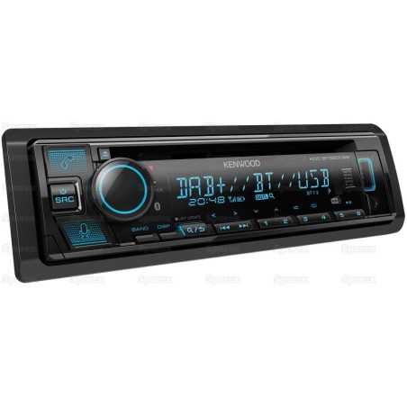 Radio - Alexa | DAB | Bluetooth | Aux In | iPod-iPhone | USB | Receiver| CD (KDCBT560DAB)