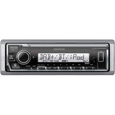 Radio - Alexa | DAB | Bluetooth | Short body | iPod-iPhone | USB | Receiver (KMR-M508DAB)