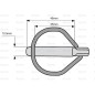 Rebug Przetyczka zabezpieczająca, Sworzeń Ø10.5mm x 46mm