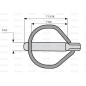 Rebug Przetyczka zabezpieczająca, Sworzeń Ø10.5mm x 46mm