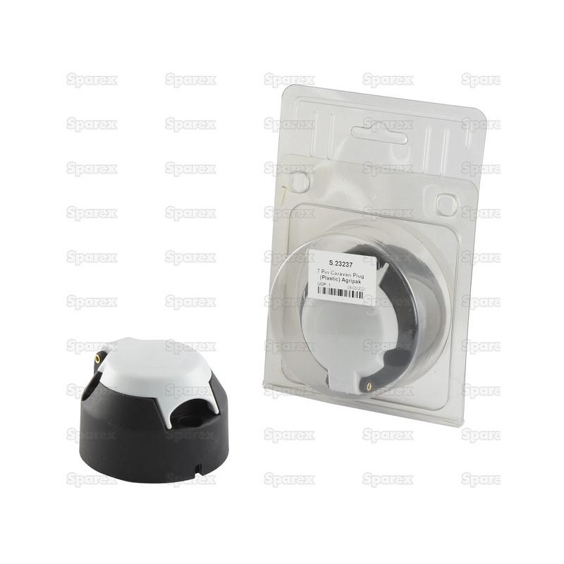 Socket - 7 pin - Caravan - Plastik (agropak 1szt.)