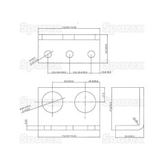 Sparex Żeński 1/2'' Wielkość montażowa x M18 x 1.50 Gwint męski 