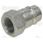 Sparex Wtyczka hydrauliczna Męski 1/2'' Wielkość montażowa x 1/2'' BSP Gwint żeński