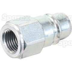 Sparex Wtyczka hydrauliczna Męski 1/4'' Wielkość montażowa x 1/4'' BSP Gwint żeński (agropak 2 szt) 