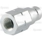 Sparex Wtyczka hydrauliczna płaska Męski 3/8'' Wielkość montażowa x 1/2'' BSP Gwint żeński