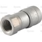 Sparex Wtyczka hydrauliczna płaska Żeński 1/2'' Wielkość montażowa x 1/2'' BSP Gwint żeński