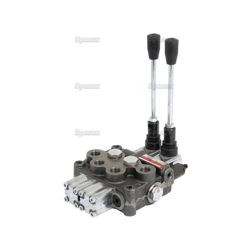 Sparex Zawór hydrauliczny monoblokowy 3/8'' BSP Porty 2 BK (45 L/min Natężenie Przepływu)