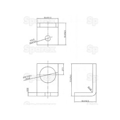 Sparex Zestaw szybkozłączek hydraulicznych Żeński 1/2'' Wielkość montażowa x 1/2'' BSP Gwint żeński 