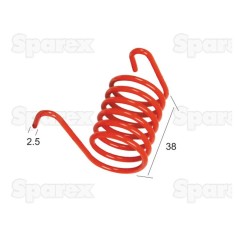 Sprężyna prawa Zastępuje Fransgard Zastępuje: 40243 