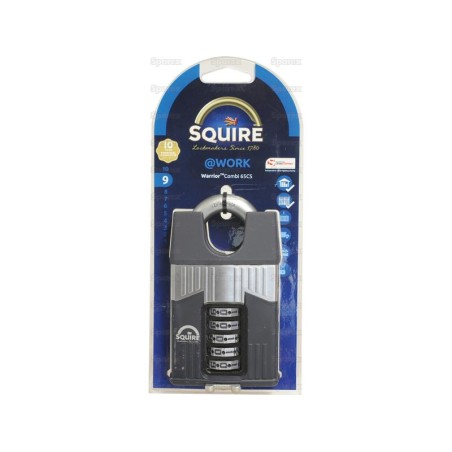 Squire 65CS COMBI Kłódka Warrior, Szerokość: 65mm (Stopień bezpieczeństwa: 8)