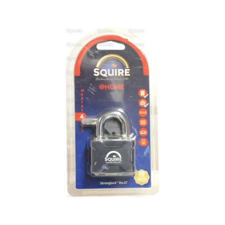 Squire Stronglock Pin Tumbler Padlock - Key Alike - Stal, Szerokość: 49mm (Stopień bezpieczeństwa: 4)