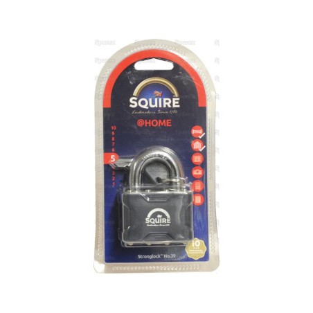 Squire Stronglock Pin Tumbler Padlock - Key Alike - Stal, Szerokość: 54mm (Stopień bezpieczeństwa: 5)