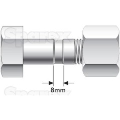 Śruba z nakrętką - M20x63mmGradacja Zastępuje: KK035060R