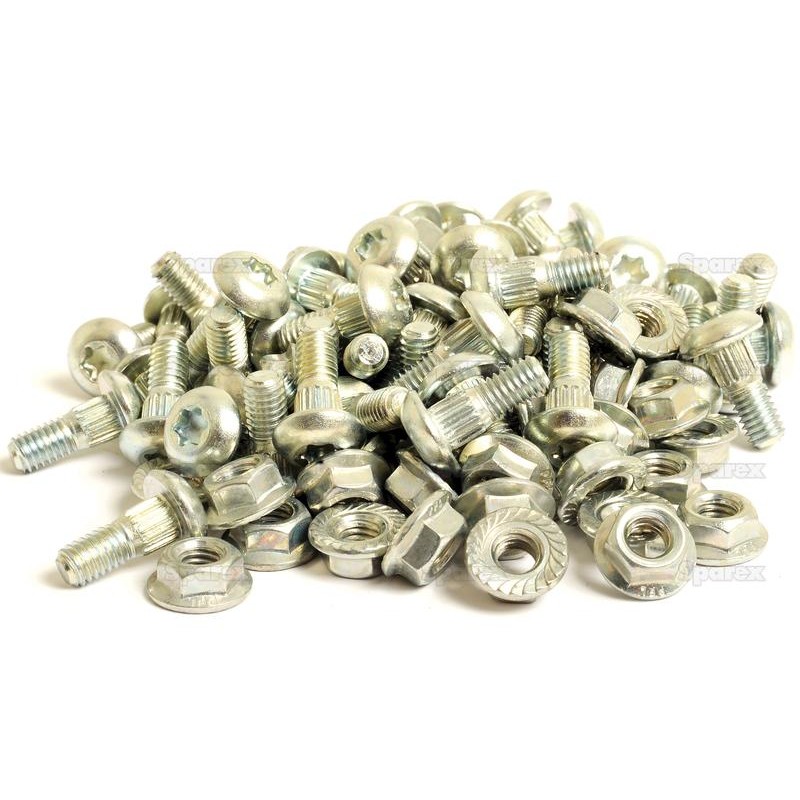 Śruba z nakrętką M6 x 16mm (50 szt agropak) Zastępuje: 626407