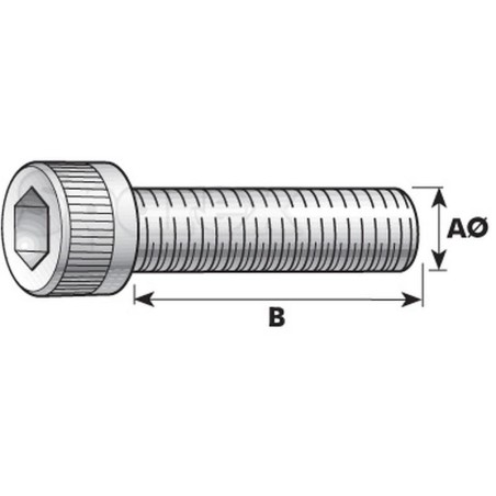 Śruby Zamykające, Wymiar: M14x40mm (DIN 912)