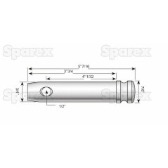 Sworzeń 19x102mm Kat. 1 