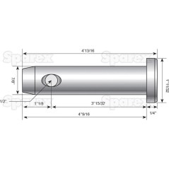 Sworzeń 19x114mm Kat. 1 Ciężki Wersja 