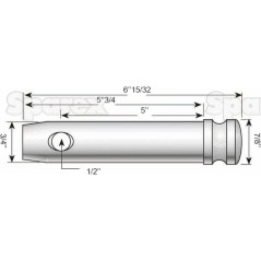 Sworzeń 19x127mm Kat. 1 