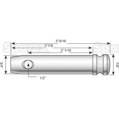 Sworzeń 19x52mm Kat. 1 