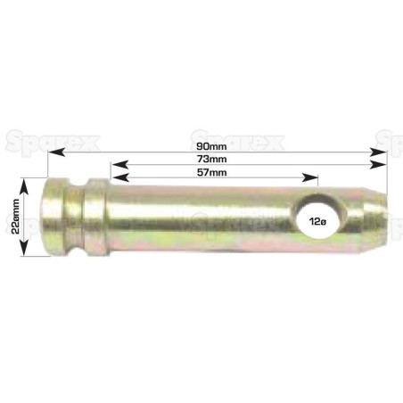 Sworzeń 19x57mm Kat. 1