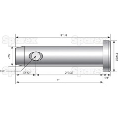 Sworzeń 19x58mm Kat. 1 