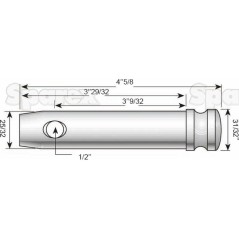 Sworzeń 20x83mm Kat. 1 