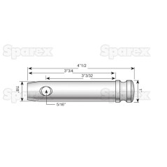 Sworzeń 22x78mm Kat. 1 