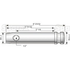 Sworzeń 28x130mm Kat. 2 Ciężki Wersja 