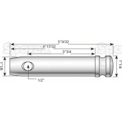 Sworzeń 28x95mm Kat. 2 