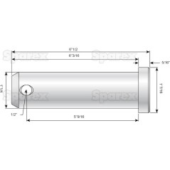 Sworzeń 32x141mm Kat. 3 