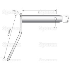 Sworzeń 36x127mm Kat.3 