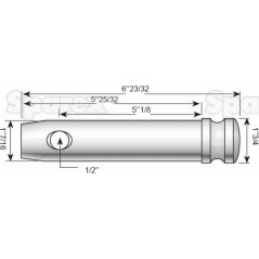 Sworzeń 36x130mm Kat. 3 