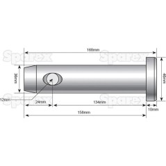 Sworzeń 36x134mm Kat. 3