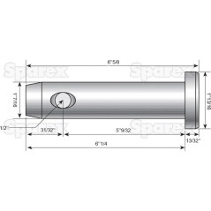 Sworzeń 36x134mm Kat. 3 