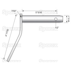 Sworzeń 36x135mm Kat.3 