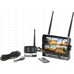System kamerowy bezprzewodowy z 1 x 7'' Digital Wireless 4QUAD split HD monitor with audio and DVR function, 1 x CMOS digital... 