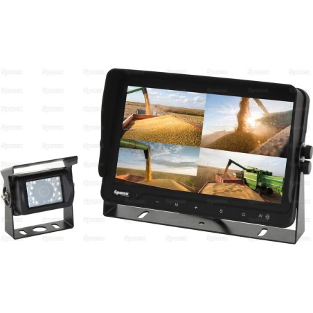 System kamerowy przewodowy z 9'' 4QUAD Split Digital Touch Button Monitor