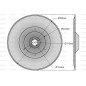 Talerz ślizgowy - Średn. Zewn. :995mm, - Zastępuje PZ, Deutz-Fahr, Taarup, Vicon Zastępuje: ET-049