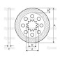 Tarcza hamulcowa, Średn. Zewn.: 135.5mm.