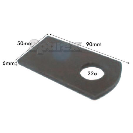 Drop Lock Pin Keeper Plate