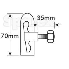 Droplok Pin Assembly 35mm 