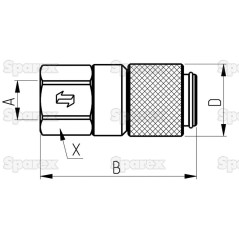 Test Nipple 1/4'' NPT 