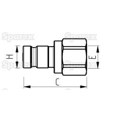 Test Nipple 1/4'' NPT 