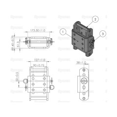 Trailer Drop Plate Adjustable 