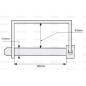 Trzpień zabezpieczjący na wał, Sworzeń Ø11mm x 90mm